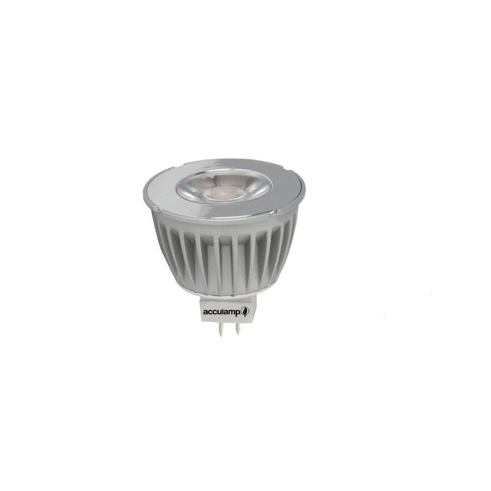 Acculamp 50W Equivalent Cool White (4000K) 400 Lumen MR16 Dimmable LED ...