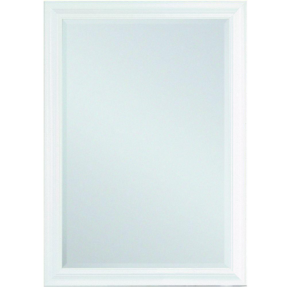 Glacier Bay Moonlight 41 In X 29 Beveled Edge Framed Mirror