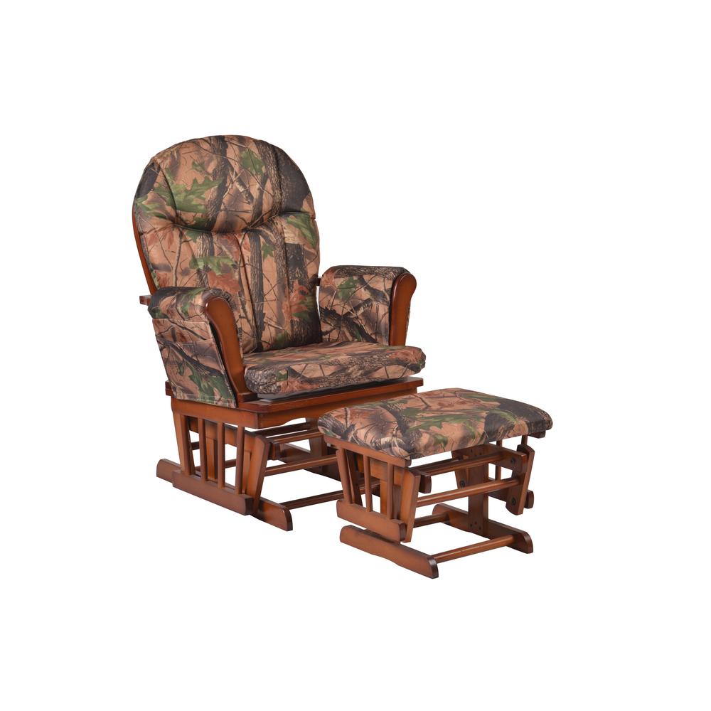 rocking chair and ottoman
