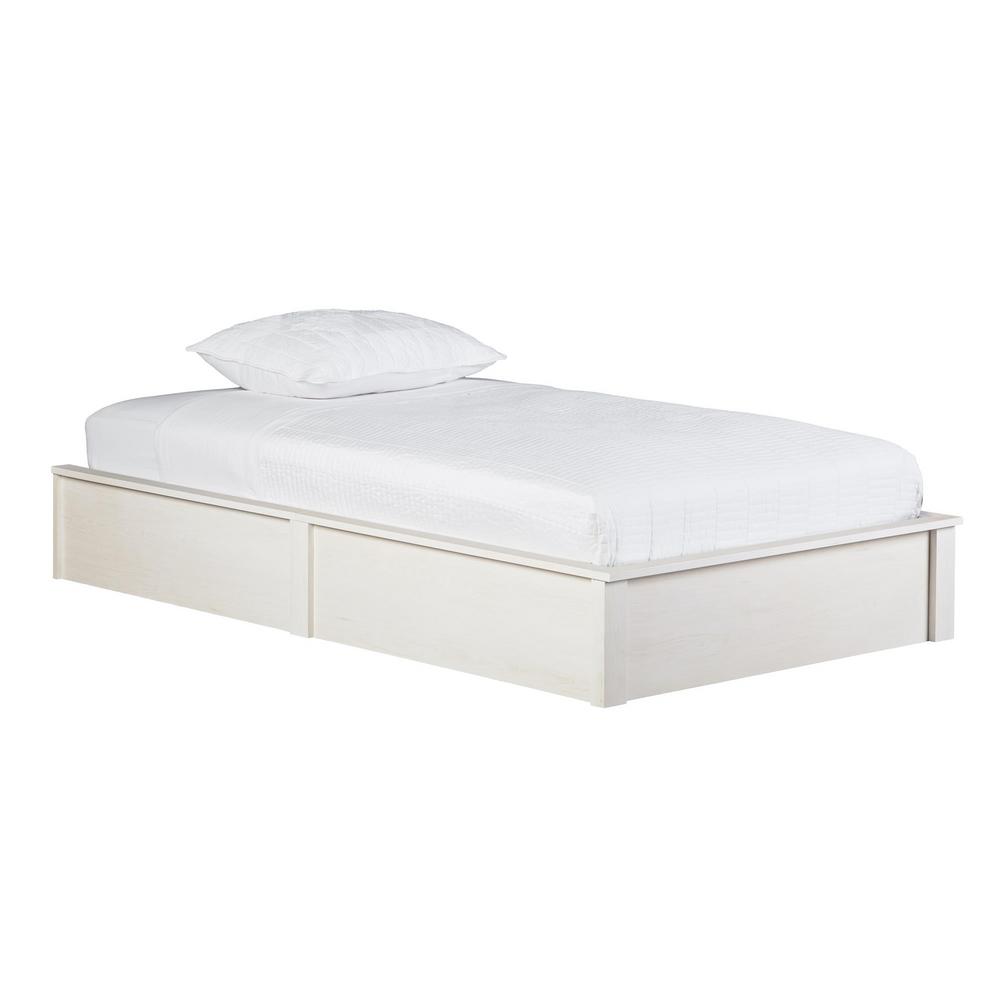 HomeSullivan Calabria White Twin Bed Frame-40E411BT-1WBED - The Home Depot