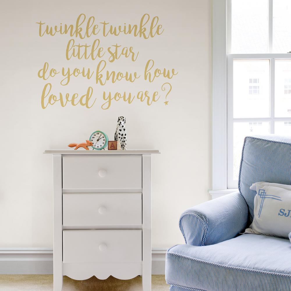 Wallpops Neutral Le Little Star Wall Quote Decal Dwpq2532 The Wallpops Neutral Le Little Star Wall Quote Decal