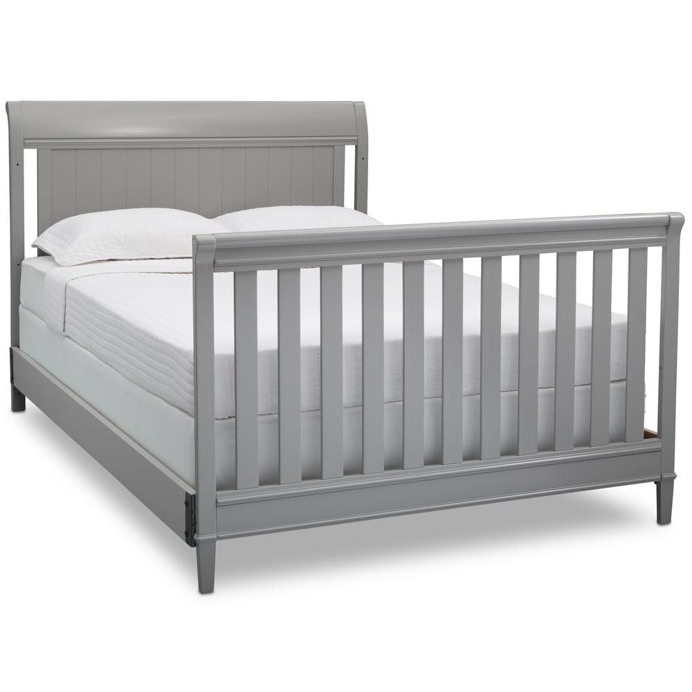 Delta Children New Haven 5-in-5 Grey Convertible Crib 559550 ...