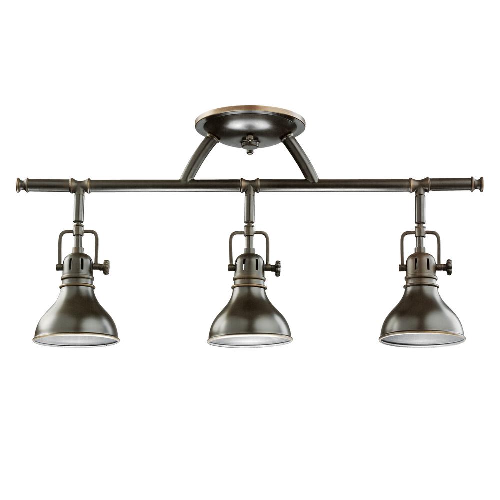 Bel Air Lighting Holdrege 1.8 ft. 3Light Rubbed Oil Bronze Track
