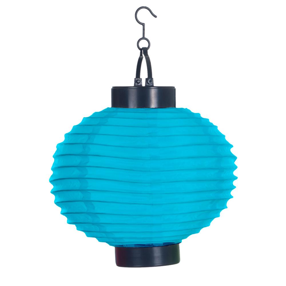 Pure Garden Blue Outdoor Integrated Led Hanging Solar Chinese Pure Garden Blue Outdoor Integrated Led