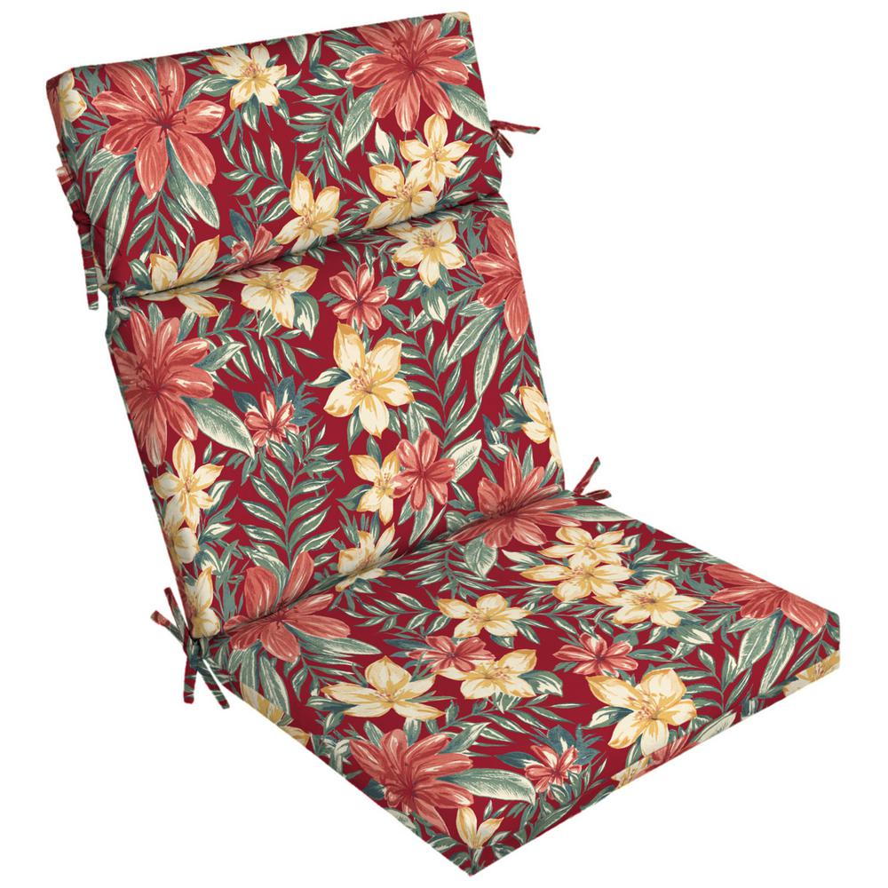 Ruby Clarissa Tropical Outdoor Dining Chair Cushion ...