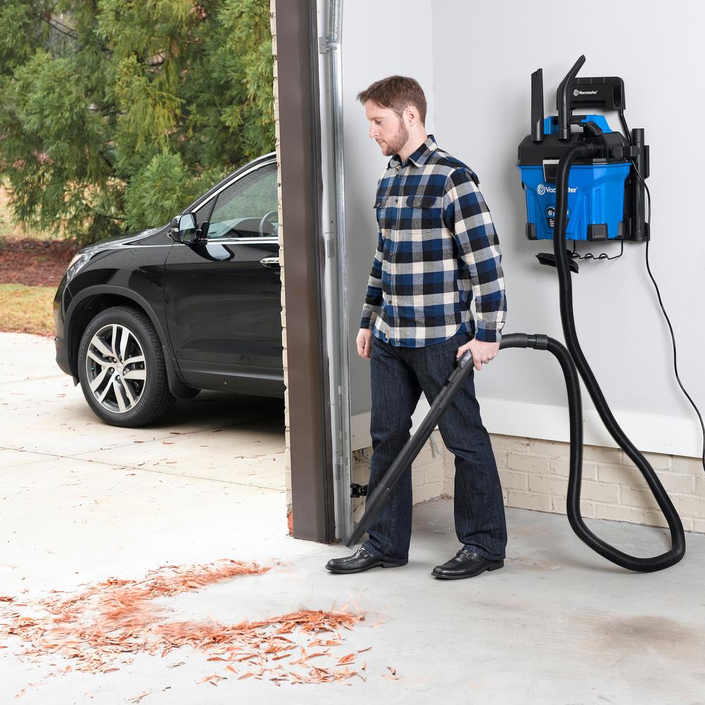 Wall Mount Shop Vacuum Cleaner Wet Dry Vac 5 Gal Garage Car Truck Blower Remote