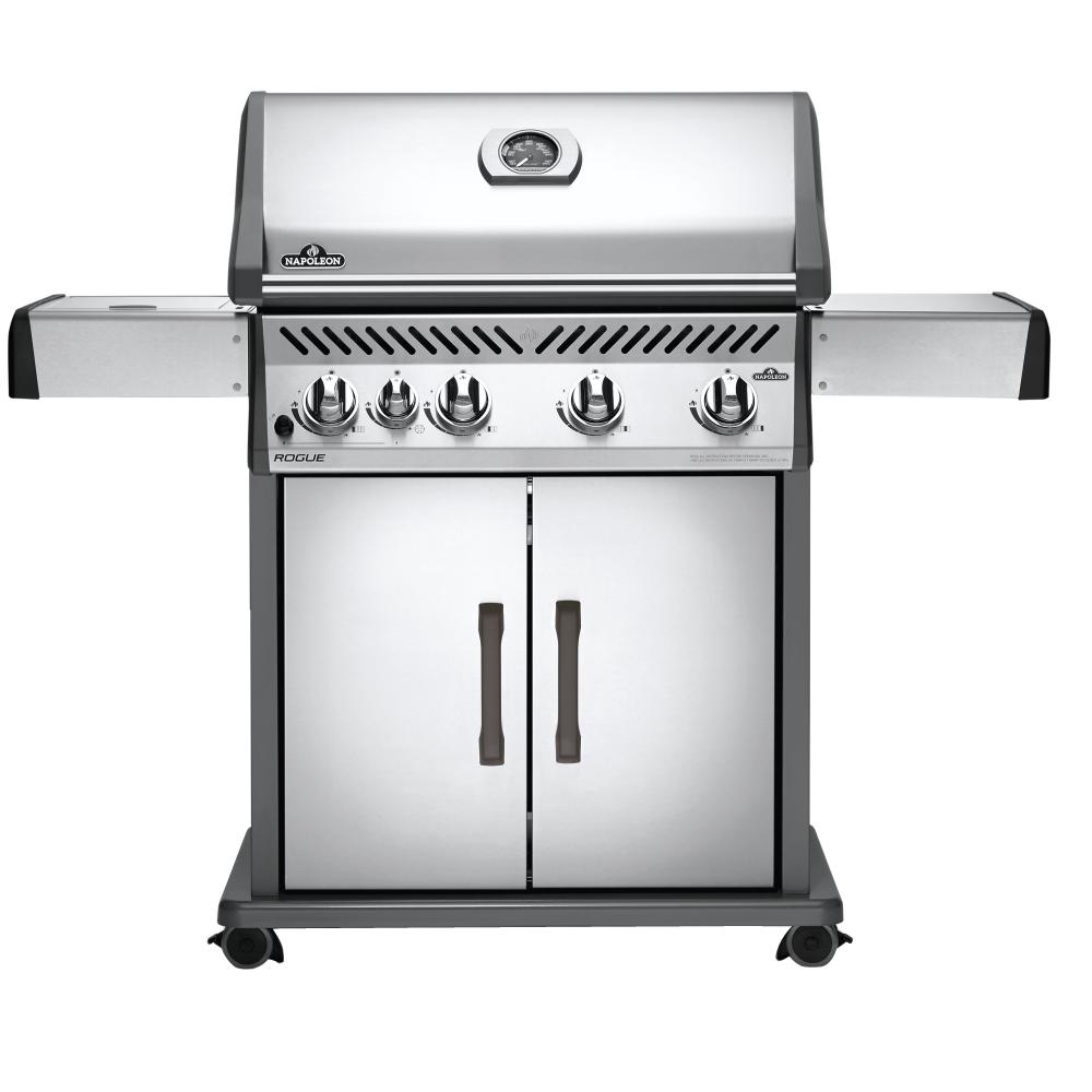 Napoleon Rogue 525 4 Burner Natural Gas Grill In Stainless Steel Rogue 525 4 Burner Natural Gas Grill In Stainless Steel With Range Side