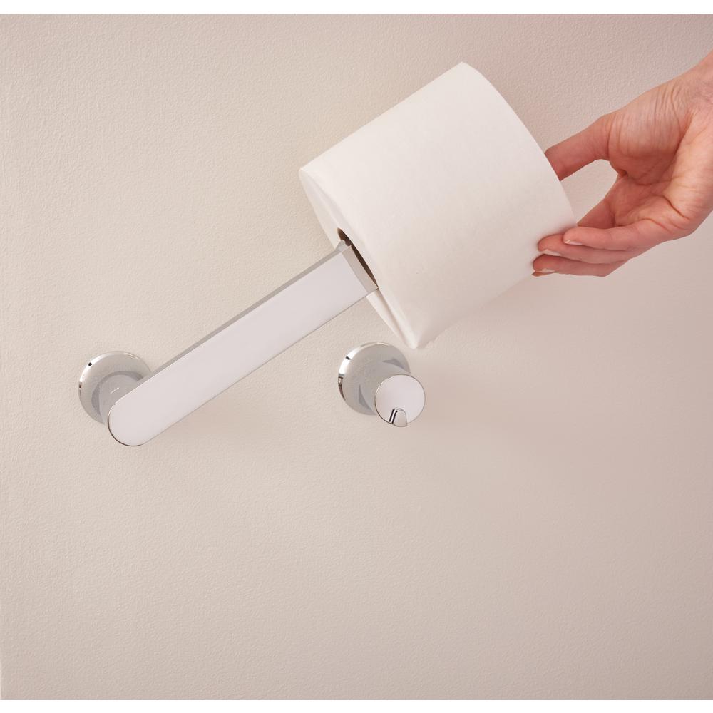 Moen BH3808CH Genta Pivoting Toilet Paper Holder Chrome