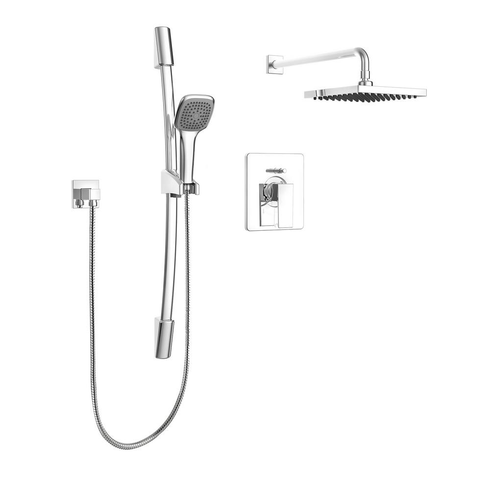 Ada Compliant Shower Systems Bathroom Faucets The Home Depot