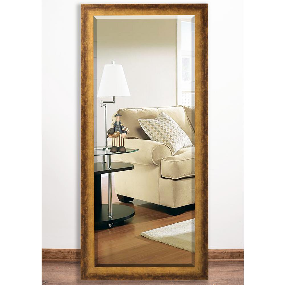 32 in. x 65.5 in. Tarnished Bronze Beveled Body MirrorH067BT The