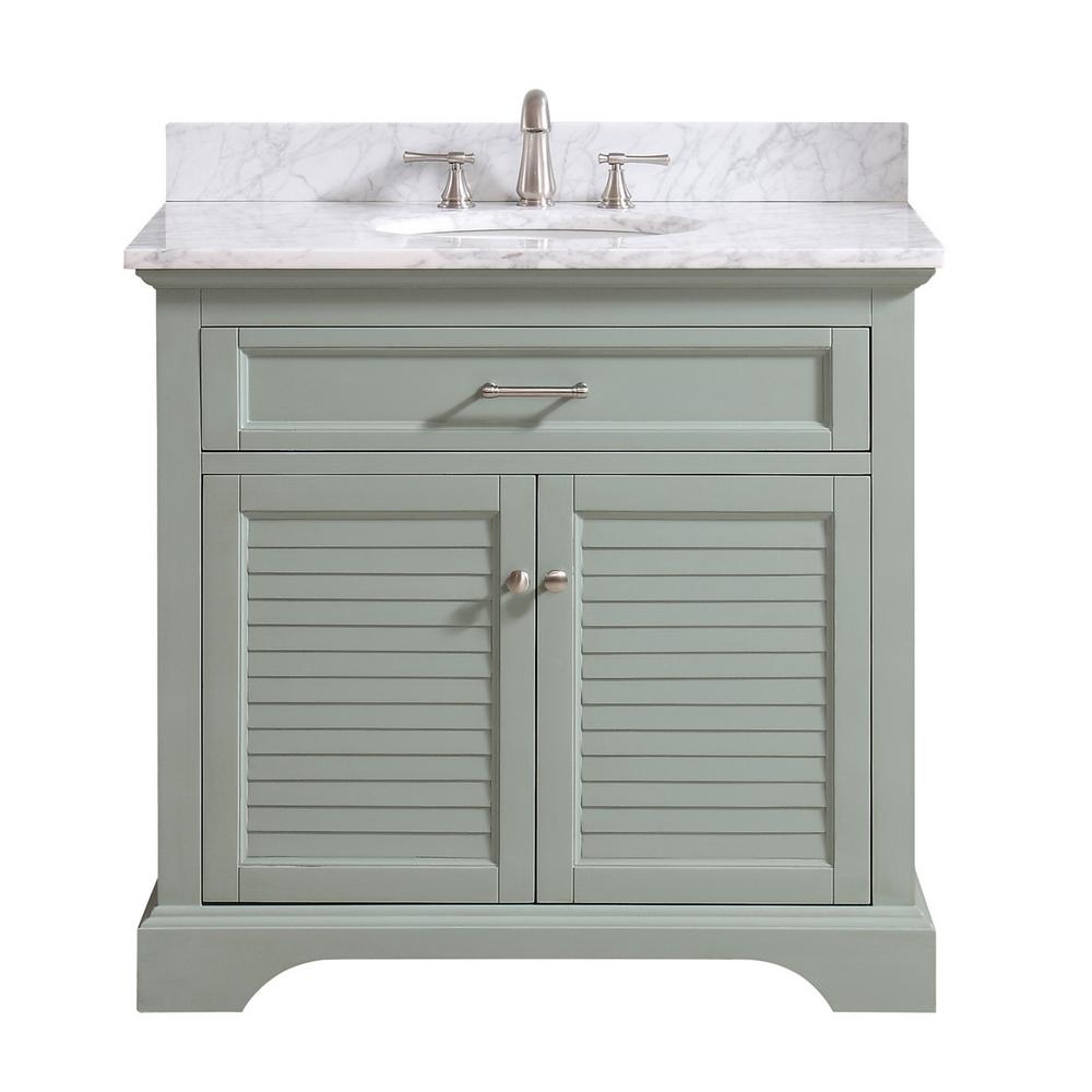 Green Avanity Bathroom Vanities Bath The Home Depot H Bath