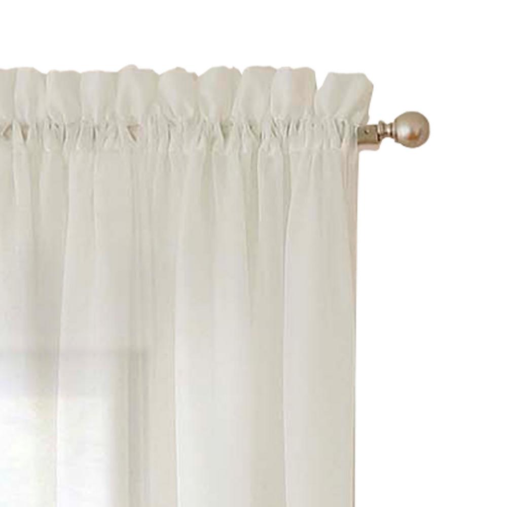 Pairs To Go Victoria Voile Window Curtain Panel Pair In Taupe