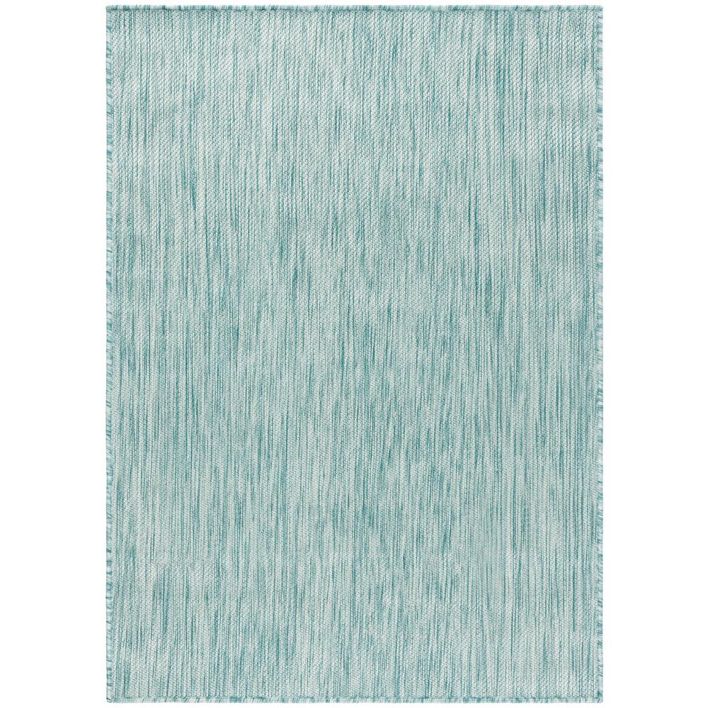 Safavieh Beach House Aqua 8 Ft X 10 Ft Indoor Outdoor Area Rug