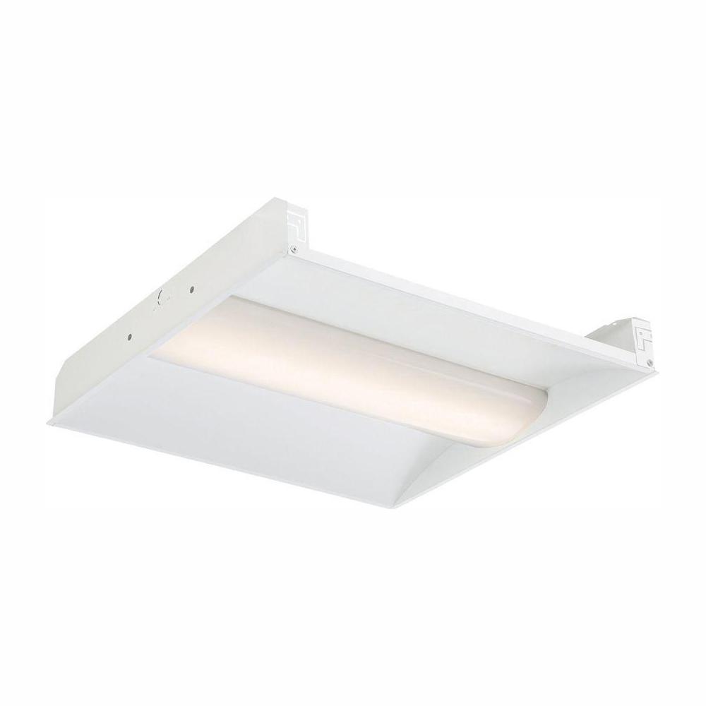 Envirolite 2 Ft X 2 Ft Led Volumetric White Troffer Evtr22di23wd