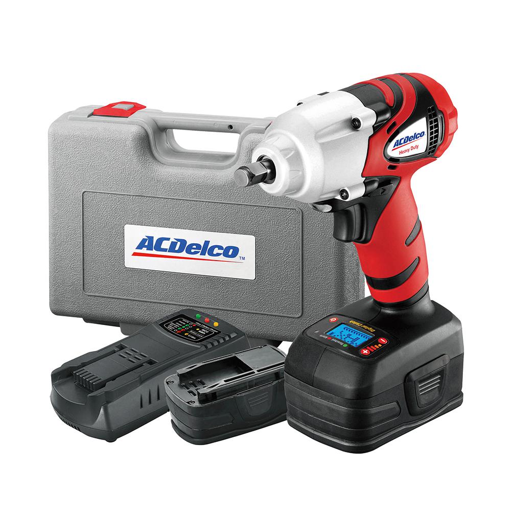 Acdelco 18 Volt Li Ion 3 8 In Impact Wrench With Digital Clutch Kit Impact Wrench With Digital Clutch Kit
