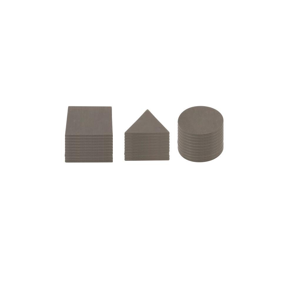 MASTER MAGNETICS Flexible Magnets Assorted Shapes (30-Piece per Pack) by MASTER MAGNETICS