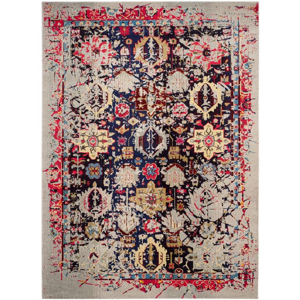 Safavieh Monaco Grey Multi 11 Ft X 15 Area Rug Mnc206g 1115 Monaco Grey Multi 10 Ft X 14 Area Rug