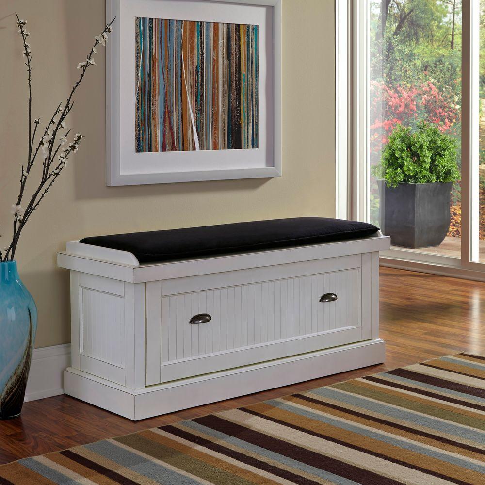 Home Styles Nantucket Distressed White Bench 5022 26 The