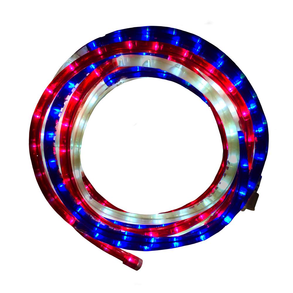 Rope Lights Outdoor Lighting The Home Depot 18 Ft Integrated Led Rope Light