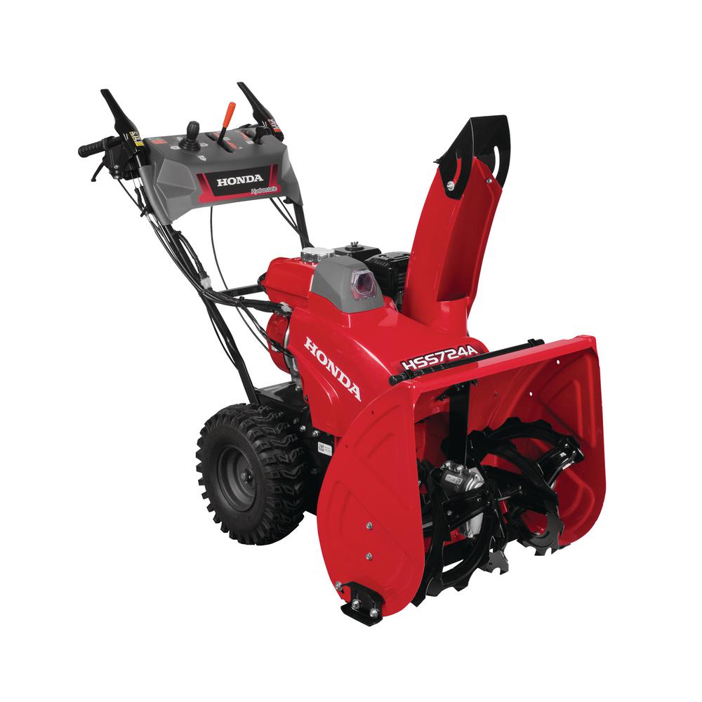 Honda 24 in. Hydrostatic Wheel Drive 2-Stage Snow Blower with Electric Joystick Chute