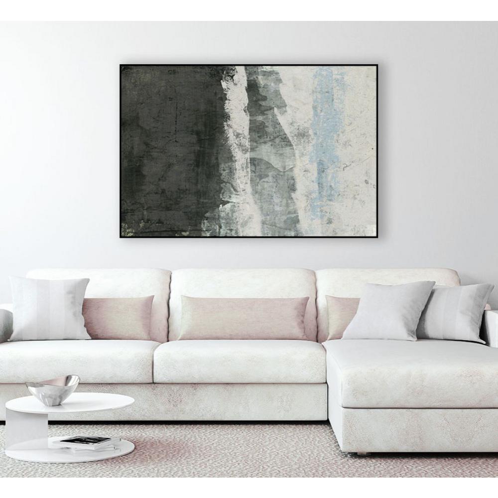30 In X 40 Black Grey Blue Ii By Studio W Framed Wall Art