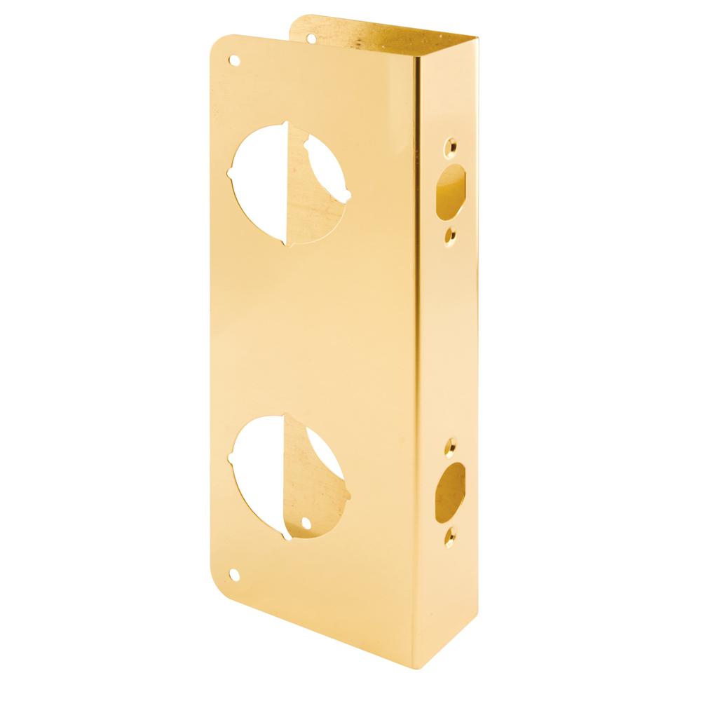 Prime Line 1 3 4 In X 10 7 8 In Thick Solid Brass Lock And Door
