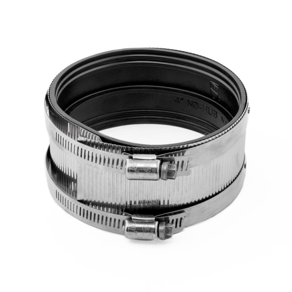 iron cast fittings pipe pvc coupling valve american neoprene shield bands hub stainless steel