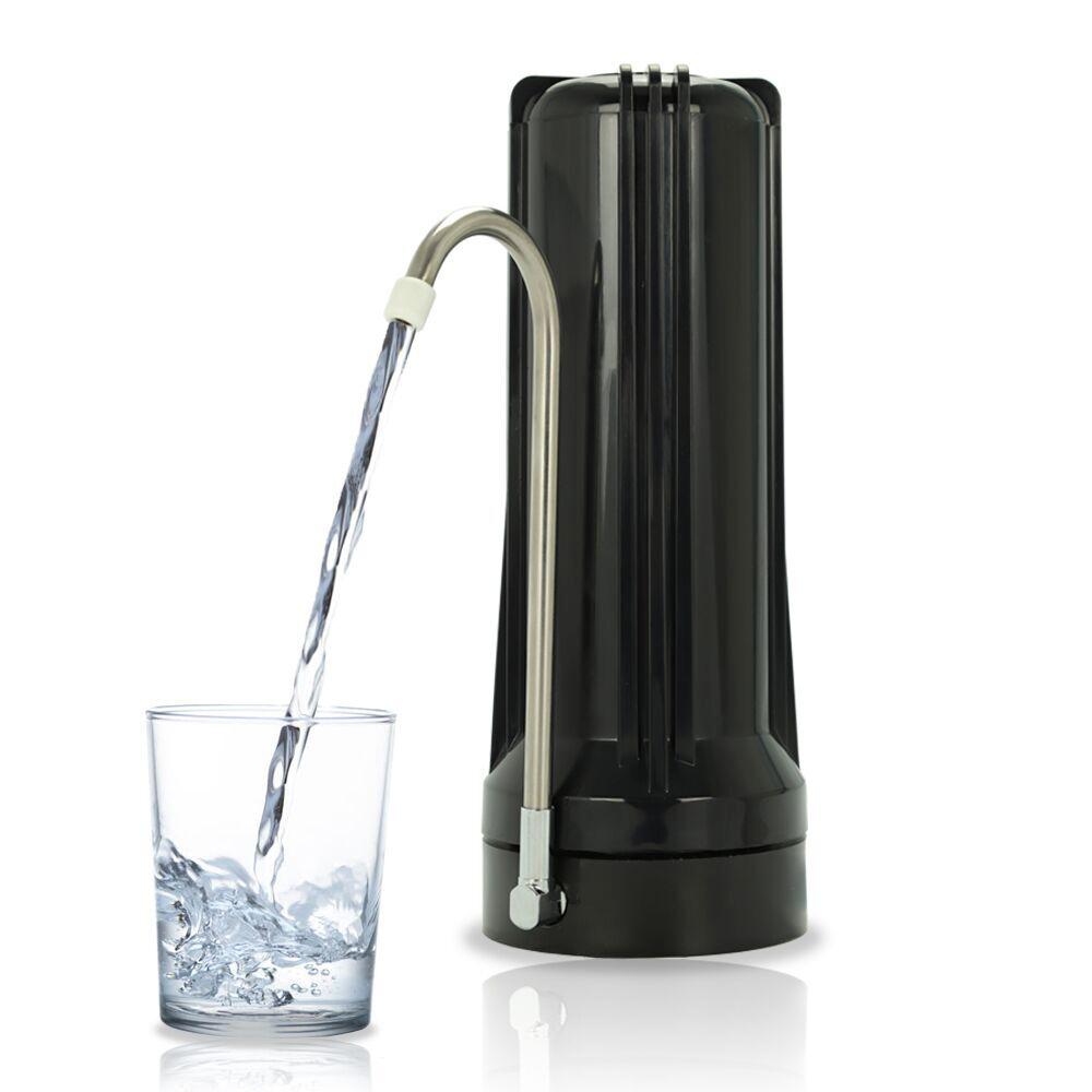 Ultra Safe Counter-top Home Drinking Water Purifier KDF55/Carbon Filtration USA