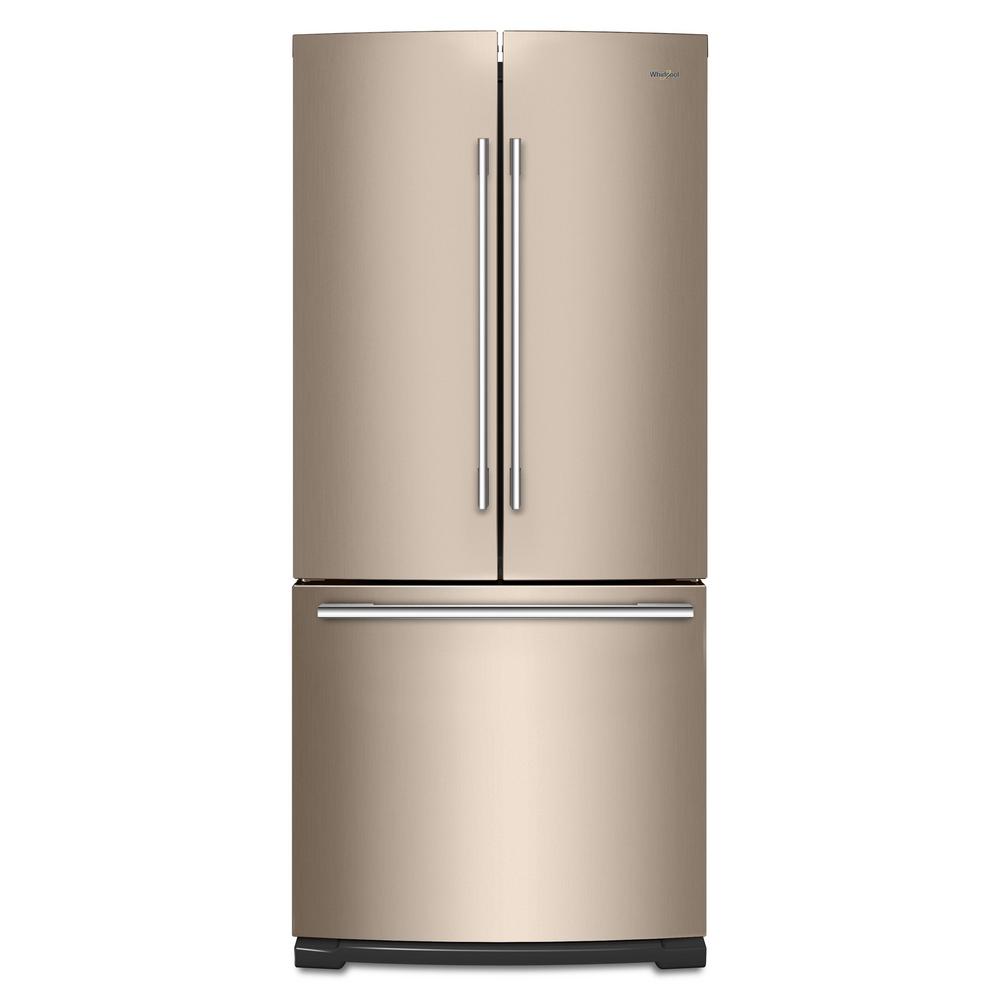 Whirlpool 20 Cu Ft French Door Refrigerator In Sunset Bronze Whirlpool 20 Cu Ft French Door Refrigerator In Sunset Bronze