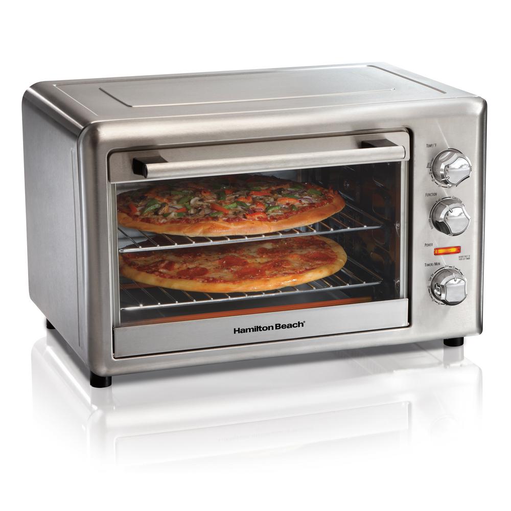 Hamilton Beach Countertop Stainless Steel Toaster Oven With
