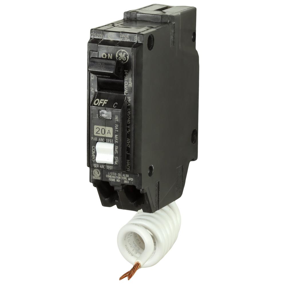 QLine 20 Amp 1 in. Single Pole Arc Fault Combination Circuit Breaker