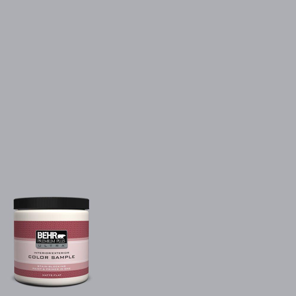 Behr Premium Plus Ultra 8 Oz 760e 3 Gray Timber Wolf Matte 760e 3 Gray Timber Wolf Matte Interior Exterior Paint And Primer In One Sample