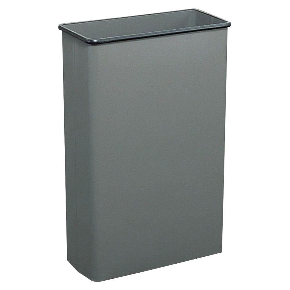 Safco 7 Gal. Black Rectangular FireSafe HeavyDuty Trash CanSAF9616BL