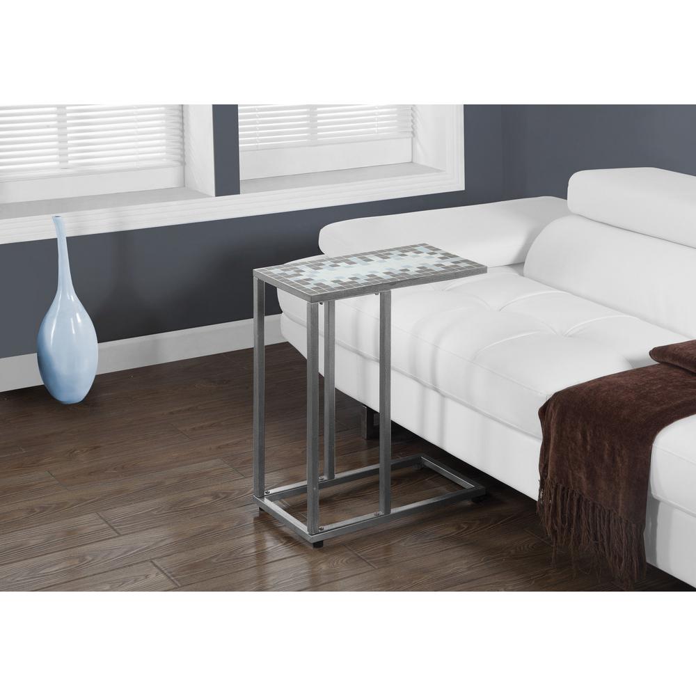 Grey And Blue Accent Table HD3144 - The Home Depot - Grey And Blue Accent Table HD3144 - The Home Depot