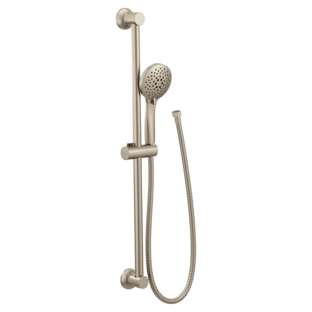 MOEN 4Spray 4 in. EcoPerformance Handheld Handshower with Slidebar in Brushed Nickel3669EPBN