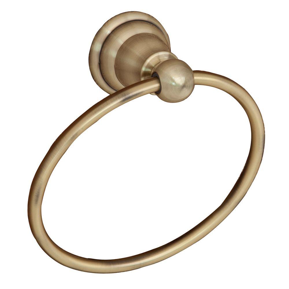 Barclay Products Sherlene Towel Ring in Antique BrassITR2050AB The
