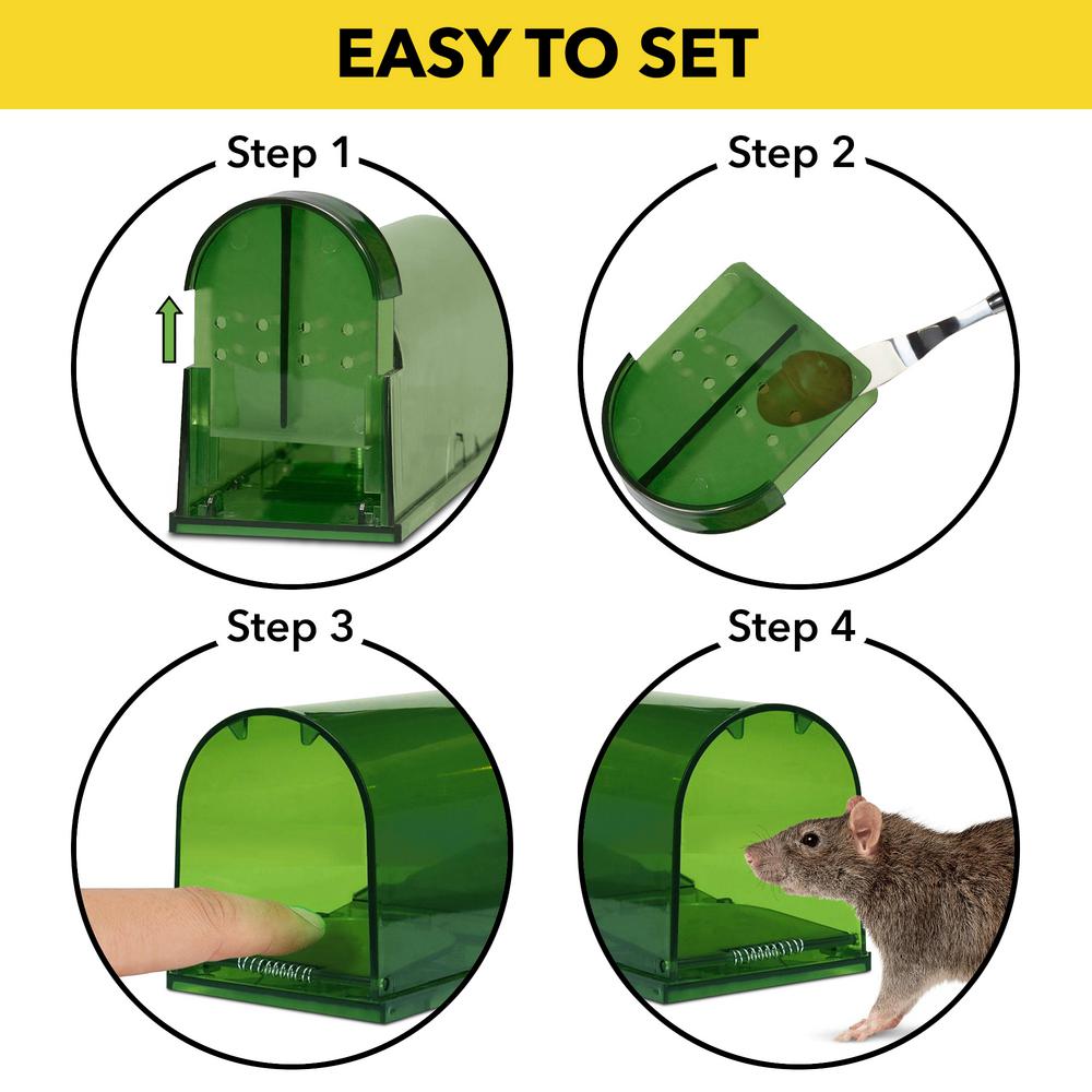 safe and easy way to fight with rats very effective Mouse Glue Traps 2pcs 