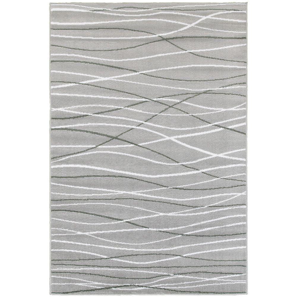 Home Decorators Collection Amador Gray 5 Ft X 7 Indoor Area Rug Plush Indoor Area Rug