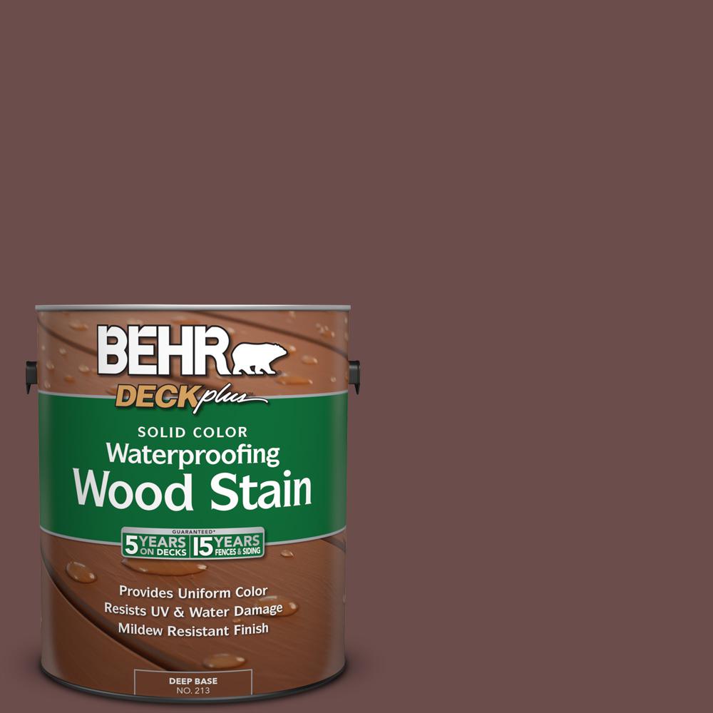Behr Deckplus 1 Gal N150 6 Coffee Beans Solid Color Waterproofing N150 6 Coffee Beans Solid Color Waterproofing Exterior Wood