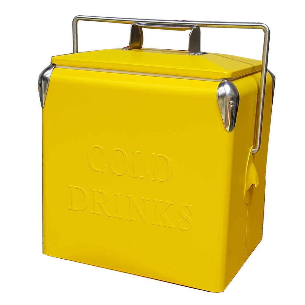 Koolatron 13 l Stainless Steel Coors Banquet Vintage Ice Chest Cooler