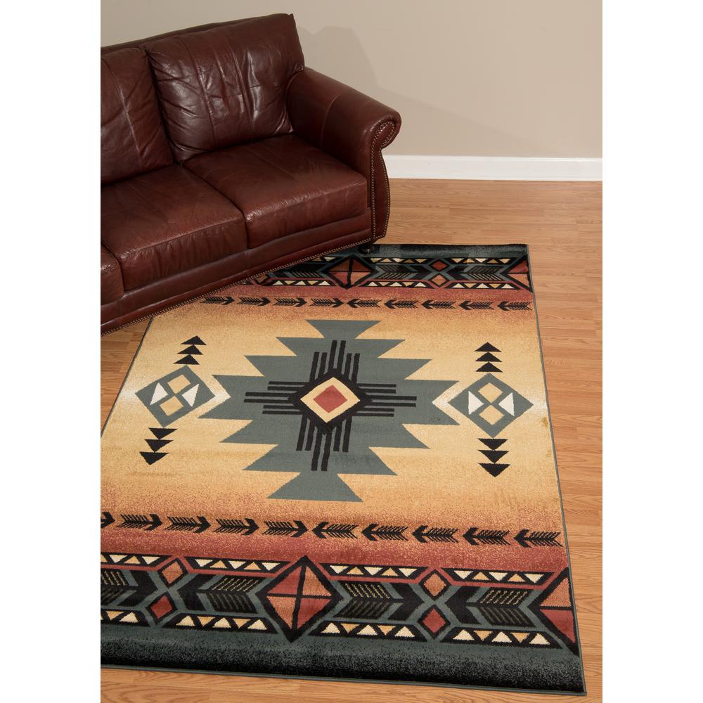 United Weavers Genesis Arizona Blue 5 Ft 3 In X 7 6 Room United Weavers Genesis Arizona Blue 5