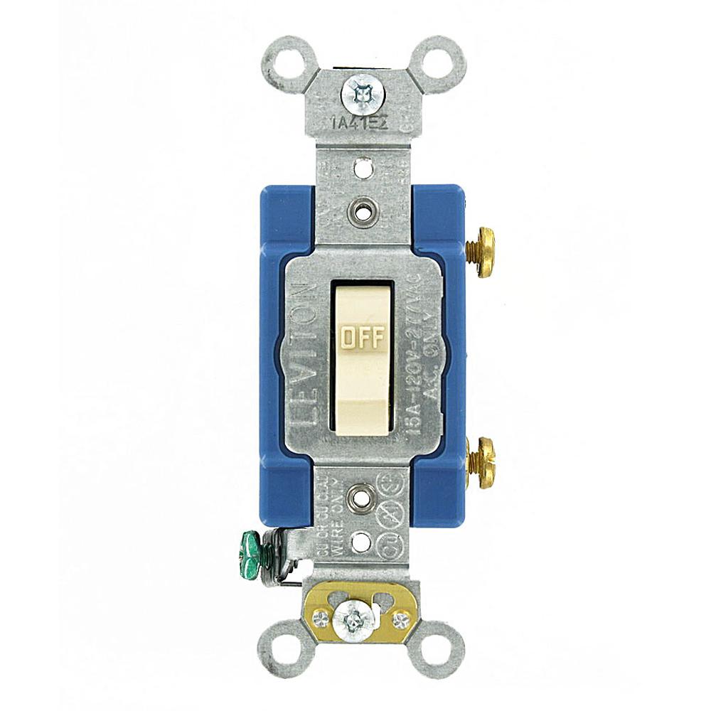 Leviton 15 Amp Industrial Grade Heavy Duty Single Pole