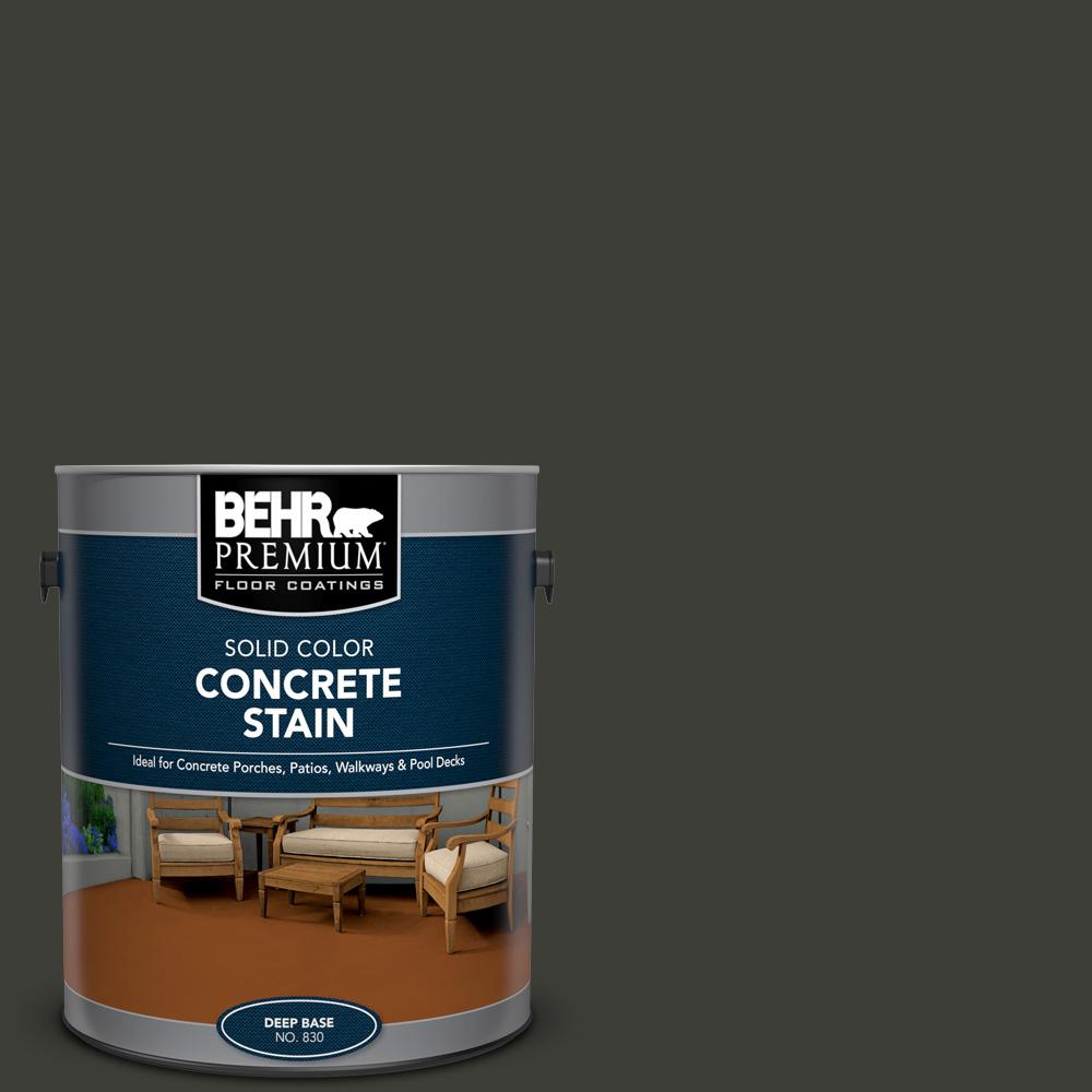 Behr Premium 1 Gal Pfc 75 Tar Black Solid Color Flat Interior