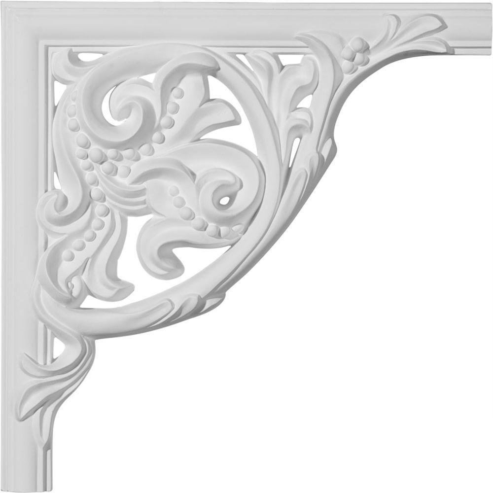 Ekena Millwork 11 in. x 1 in. x 11 in. Kepler Panel Moulding Corner