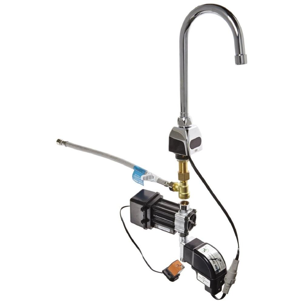 Zurn Battery Powered Sensor Single Hole Touchless Bathroom Faucet