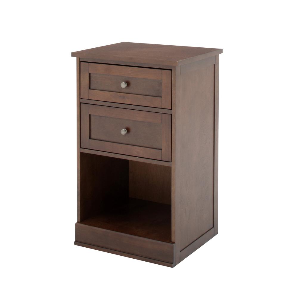 Cabinets Cupboards Smoke Brown Modular Cabinet With 2 Drawers