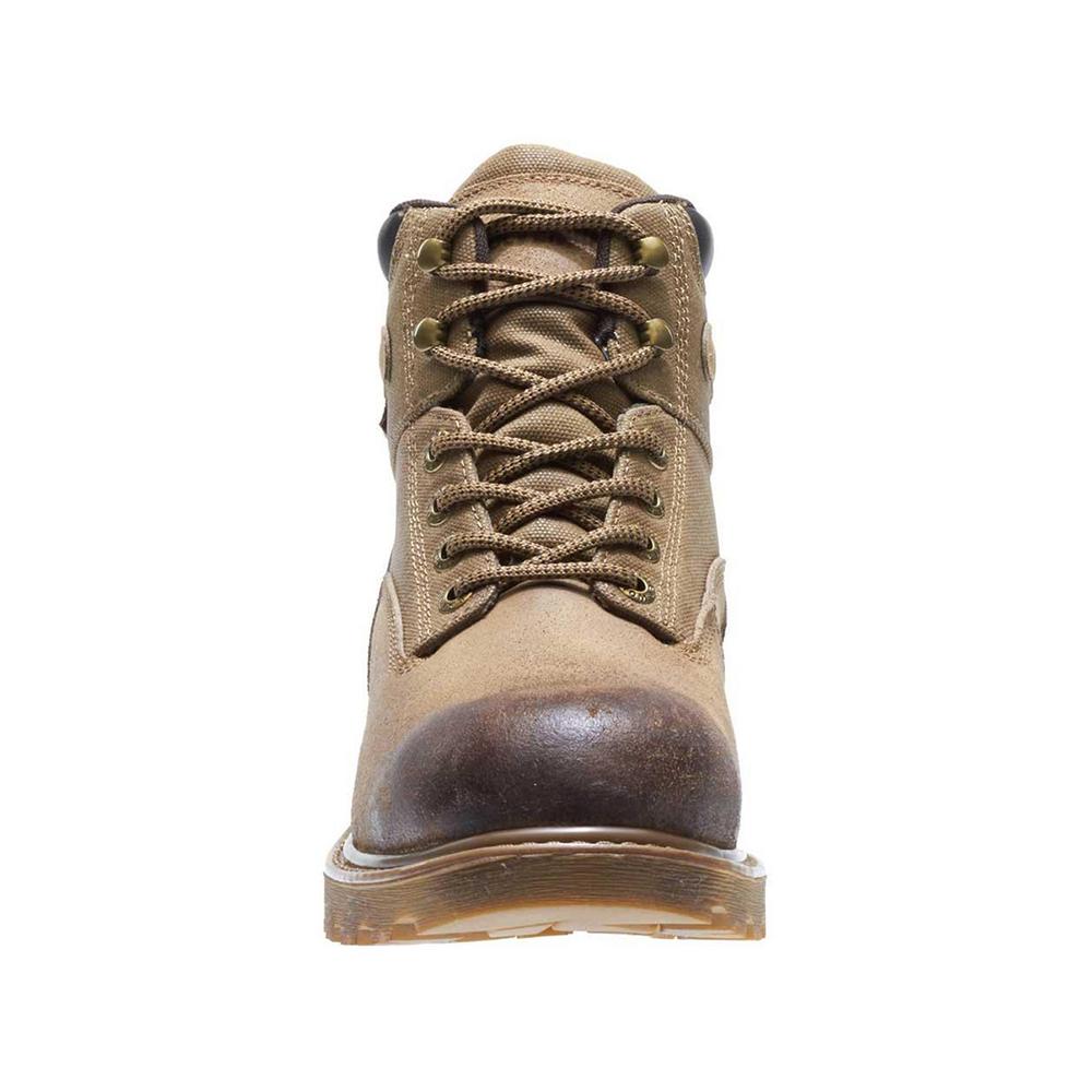 wolverine men's floorhand 6 inch waterproof soft toe work shoe