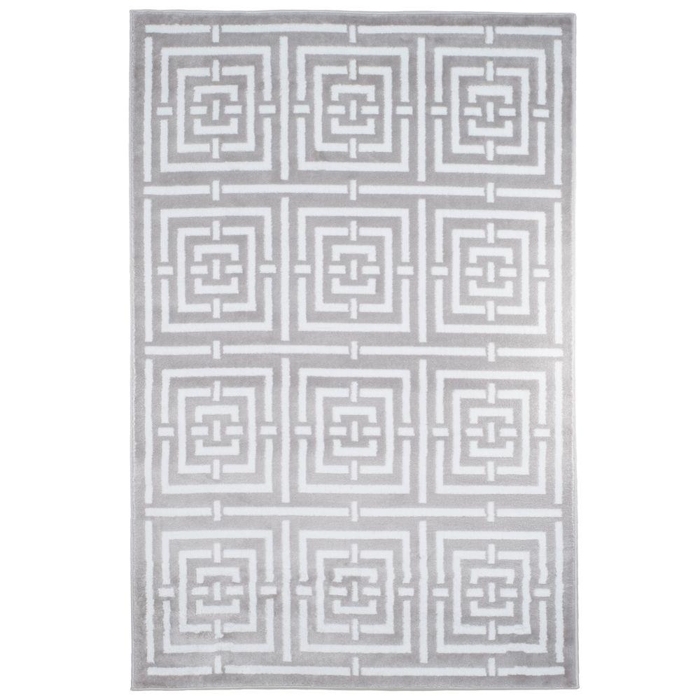 Athens Grey 5 ft. x 8 ft. Area Rug-62-2039A - The Home Depot