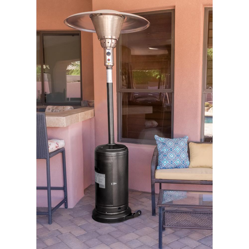 Hiland 45 000 Btu Black Propane Gas Commerical Patio Heater Gs