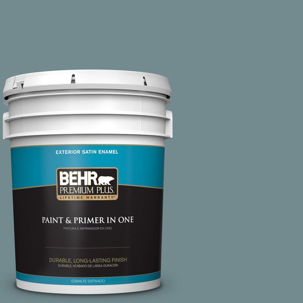 Behr Premium Plus 5 Gal Ppf 46 Leisure Time Satin Enamel Exterior Paint Behr Premium Plus 5 Gal Ppf 46 Leisure Time Satin Enamel Exterior Paint